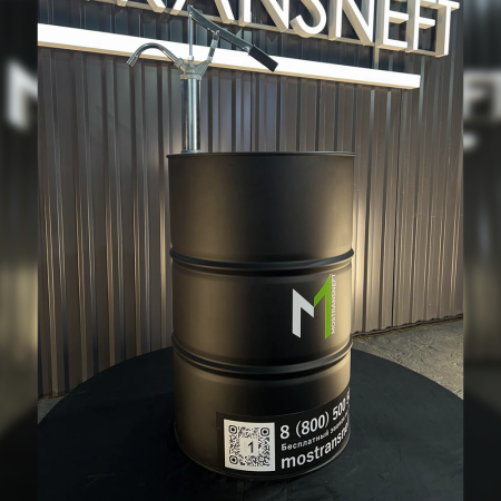 Бочка металлическая 200 литров с помпой черная матовая купить в Санкт-Петербурге